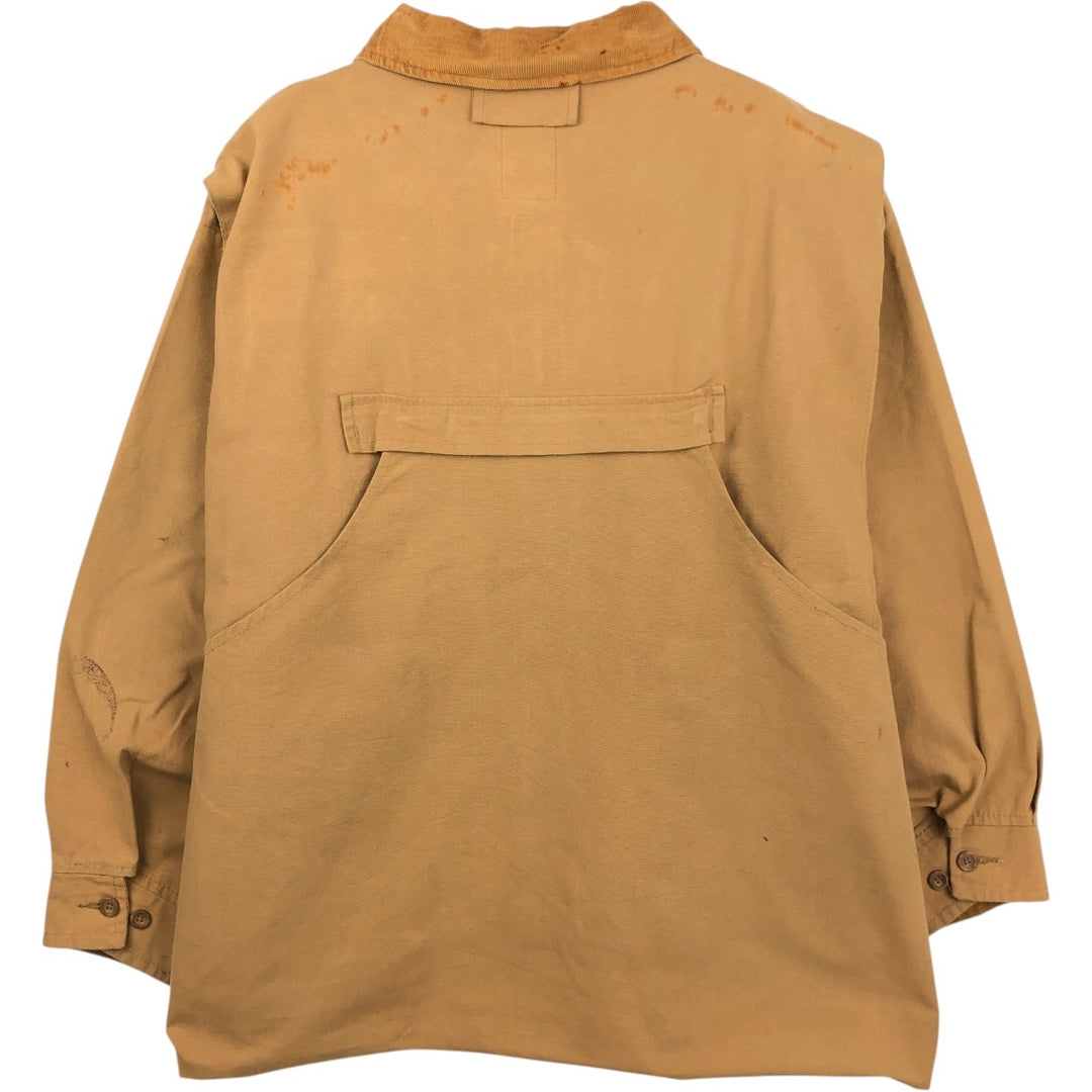 1970'S Bob Allen Hunting Jacket, Made in USA, Men's XXL equivalent, Vintage cotton Khaki type beige Vintage Second Hand