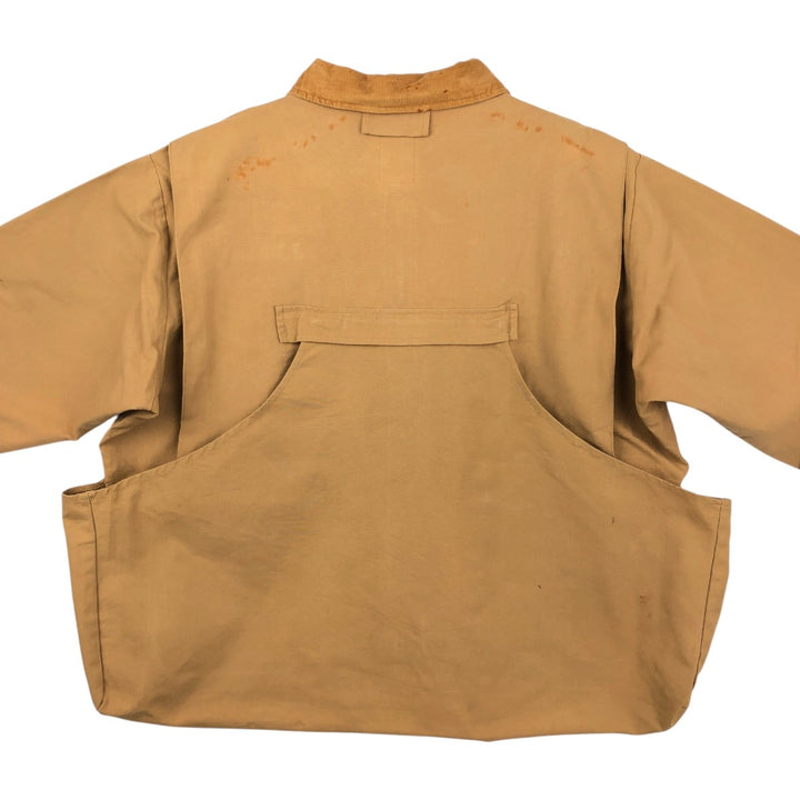 1970'S Bob Allen Hunting Jacket, Made in USA, Men's XXL equivalent, Vintage cotton Khaki type beige Vintage Second Hand