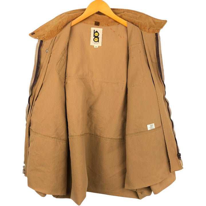 1970'S Bob Allen Hunting Jacket, Made in USA, Men's XXL equivalent, Vintage cotton Khaki type beige Vintage Second Hand