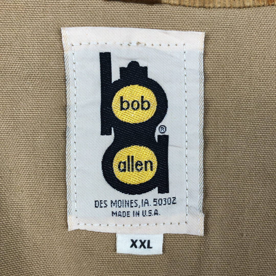 1970'S Bob Allen Hunting Jacket, Made in USA, Men's XXL equivalent, Vintage cotton Khaki type beige Vintage Second Hand