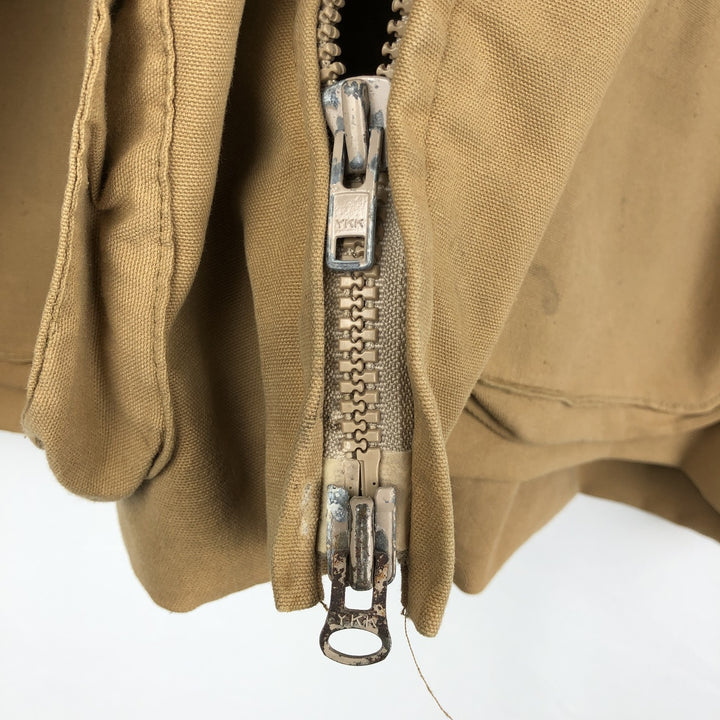 1970'S Bob Allen Hunting Jacket, Made in USA, Men's XXL equivalent, Vintage cotton Khaki type beige Vintage Second Hand
