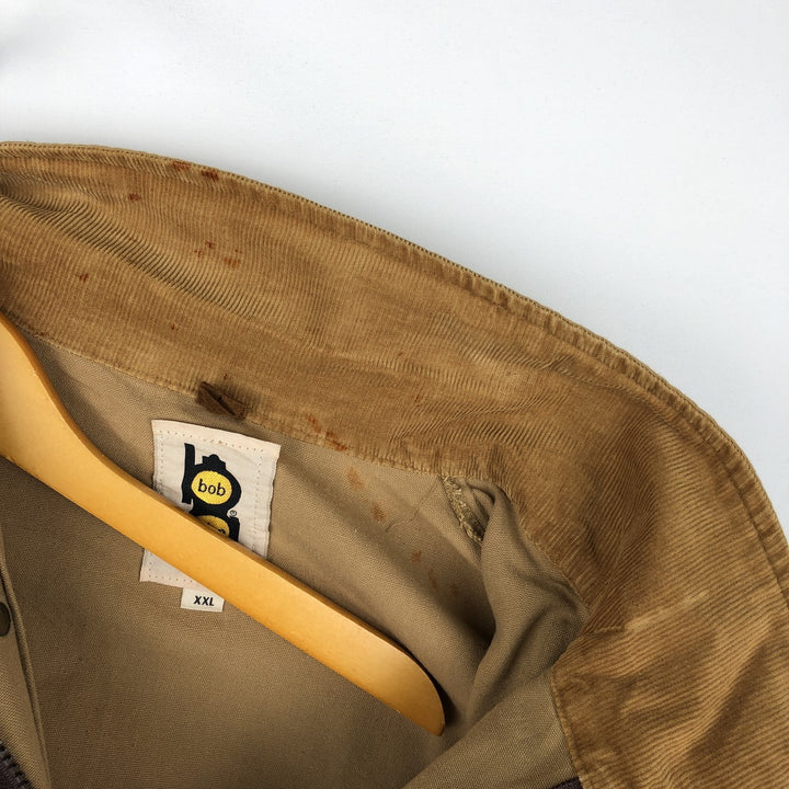 1970'S Bob Allen Hunting Jacket, Made in USA, Men's XXL equivalent, Vintage cotton Khaki type beige Vintage Second Hand
