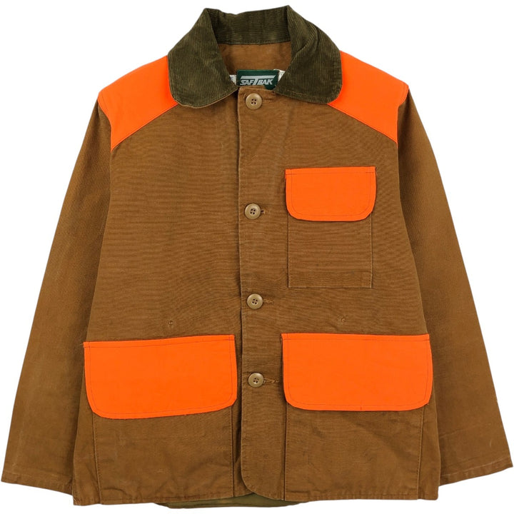 1980'S Saftback Duck Hunting Jacket, Made in USA, Men's Size M (Equivalent), Vintage unclear Khaki type beige Vintage Second Hand