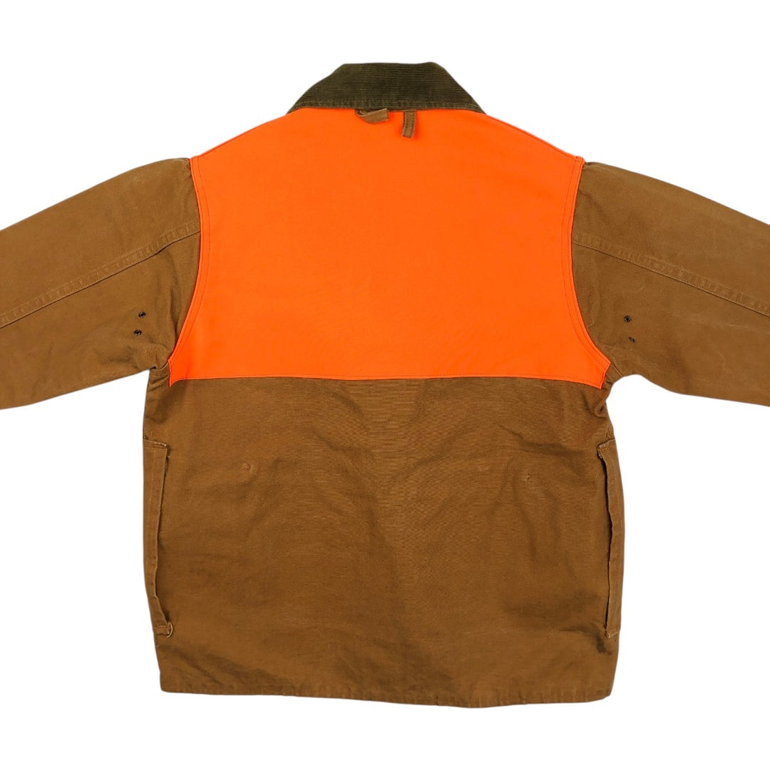 1980'S Saftback Duck Hunting Jacket, Made in USA, Men's Size M (Equivalent), Vintage unclear Khaki type beige Vintage Second Hand