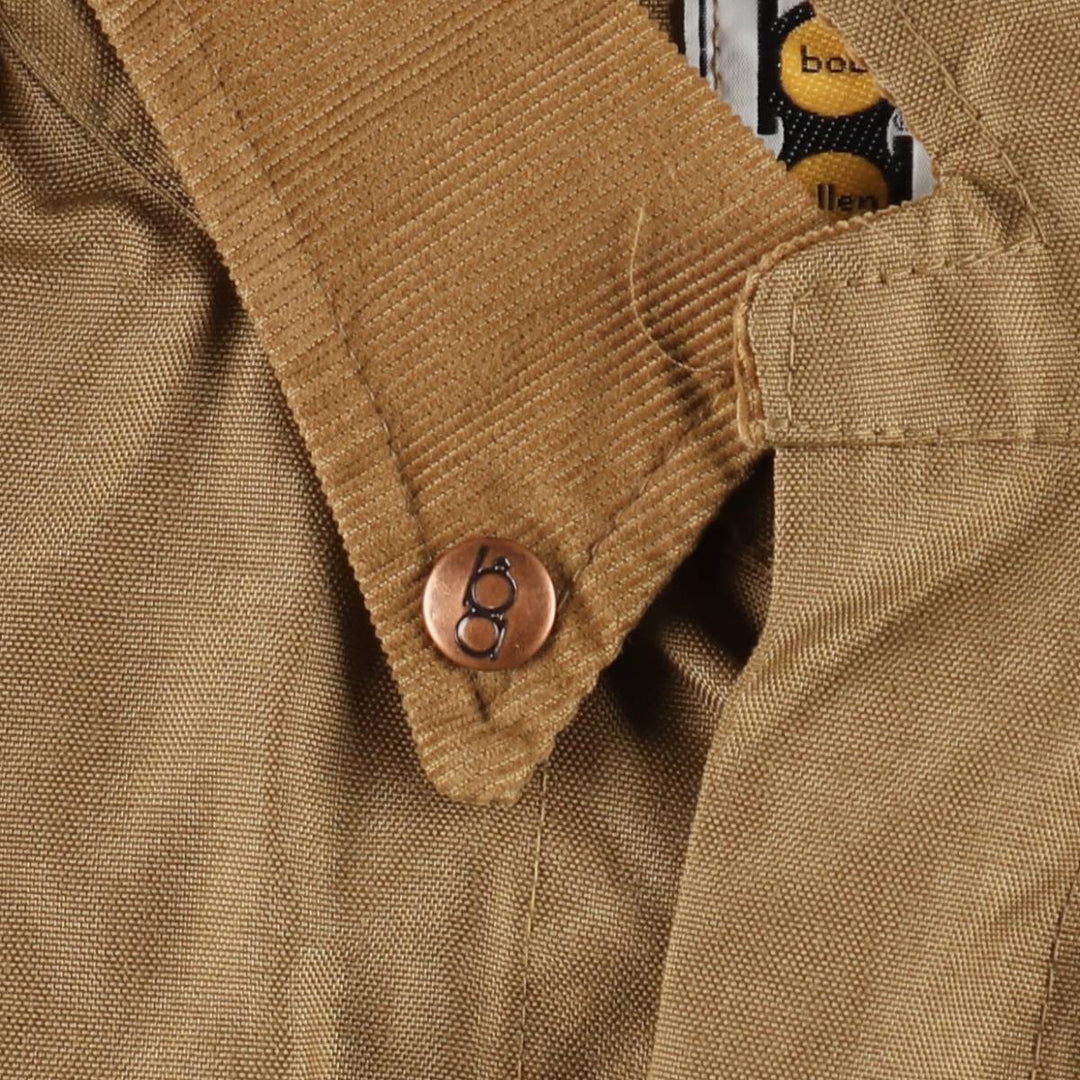 70s-80'S Bob Allen Open Collar Hunting Jacket, Made in USA, Men's Size L (approx.), Vintage unclear beige type brown Vintage Second Hand