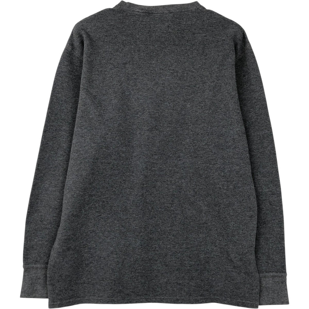 Ralph Lauren POLO RALPH LAUREN SLEEPWEAR Thermal Long T-Shirt, Men's XL cotton gray type Vintage Second Hand