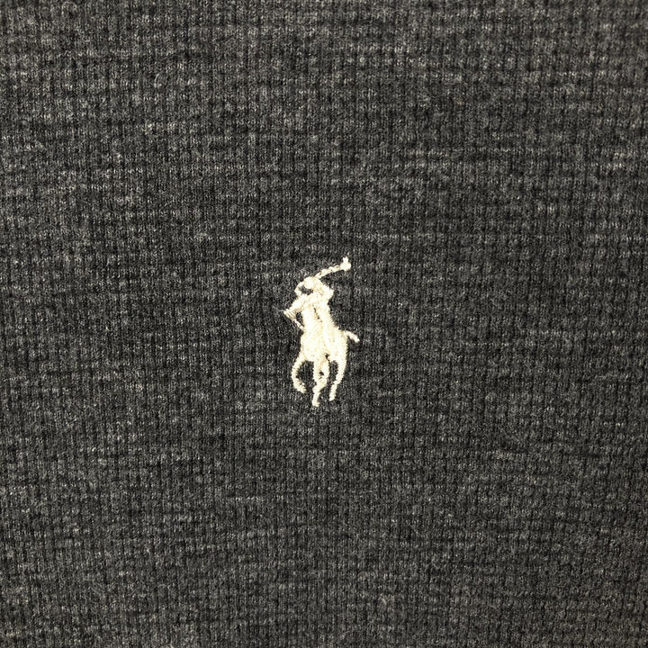 Ralph Lauren POLO RALPH LAUREN SLEEPWEAR Thermal Long T-Shirt, Men's XL cotton gray type Vintage Second Hand