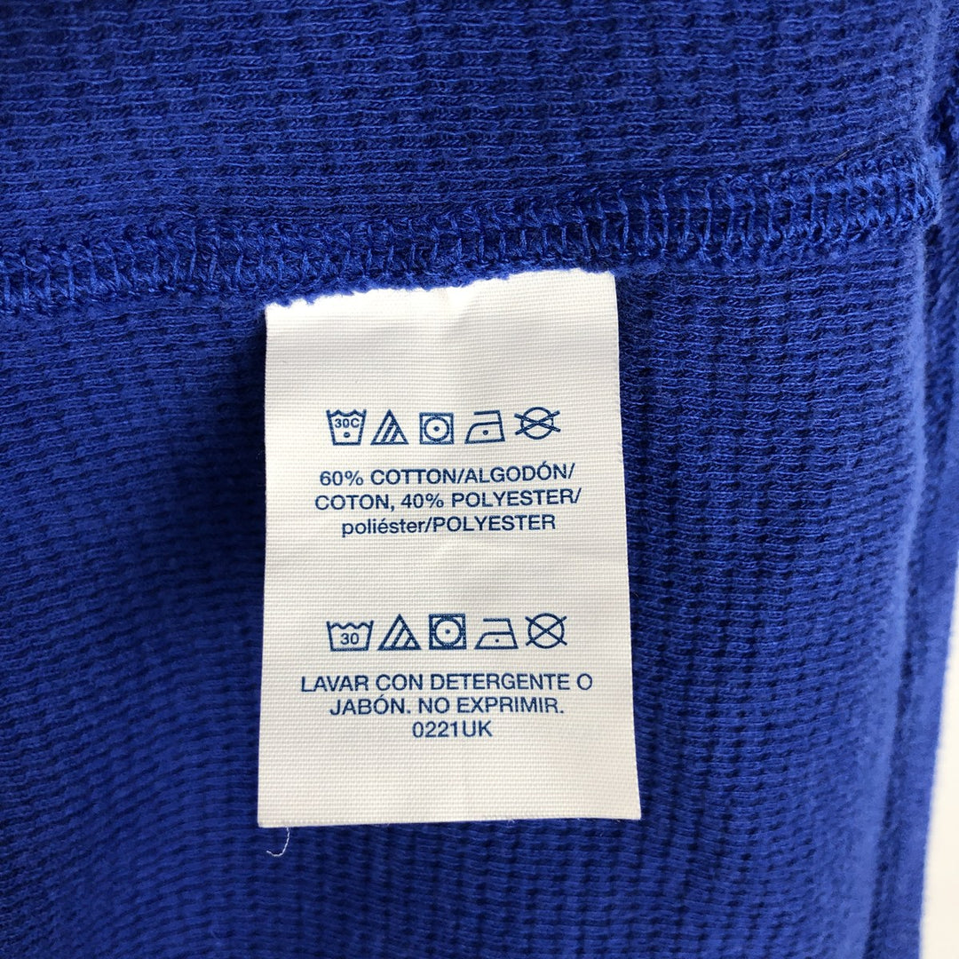 Ralph Lauren POLO RALPH LAUREN Thermal Long T-Shirt Men's XL cotton blue type Vintage Second Hand