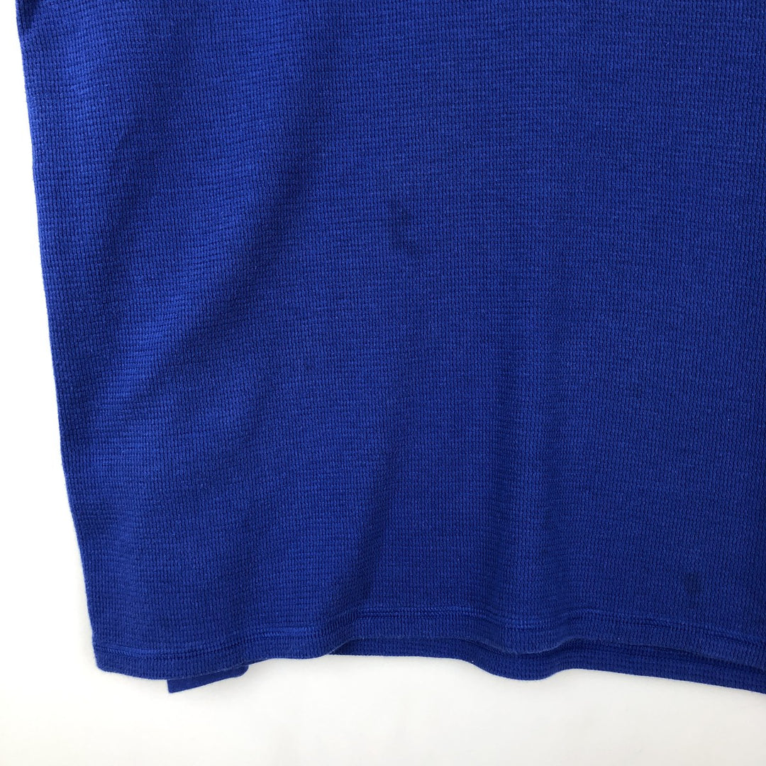 Ralph Lauren POLO RALPH LAUREN Thermal Long T-Shirt Men's XL cotton blue type Vintage Second Hand