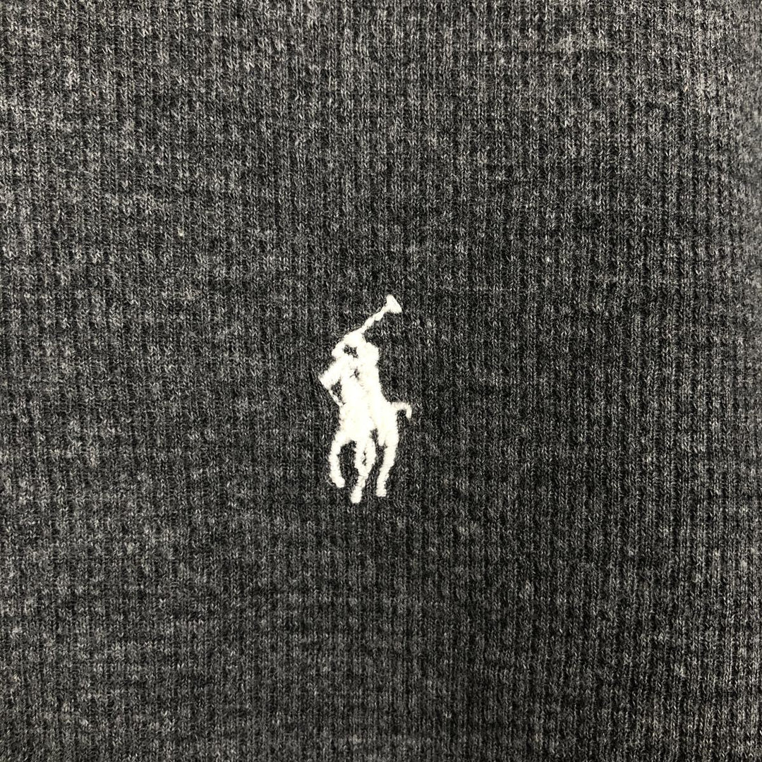 Ralph Lauren POLO RALPH LAUREN Thermal Long T-Shirt Men's XL cotton gray type Vintage Second Hand