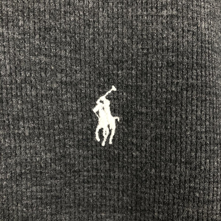 Ralph Lauren POLO RALPH LAUREN Thermal Long T-Shirt Men's XL cotton gray type Vintage Second Hand