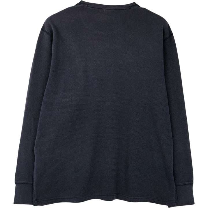 Ralph Lauren POLO RALPH LAUREN SLEEPWEAR Thermal Long T-Shirt, Men's Size L cotton navy blue type Vintage Second Hand