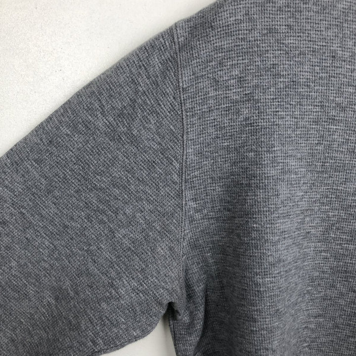 Ralph Lauren POLO RALPH LAUREN SLEEPWEAR Thermal Long T-shirt Waffle Men's M size cotton gray type Vintage Second Hand
