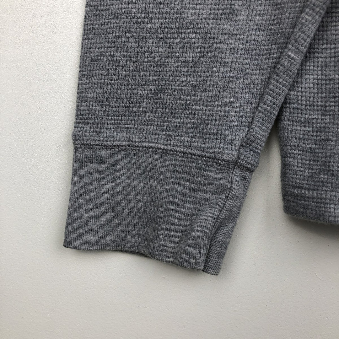 Ralph Lauren POLO RALPH LAUREN SLEEPWEAR Thermal Long T-shirt Waffle Men's M size cotton gray type Vintage Second Hand