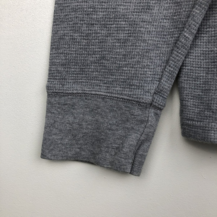 Ralph Lauren POLO RALPH LAUREN SLEEPWEAR Thermal Long T-shirt Waffle Men's M size cotton gray type Vintage Second Hand