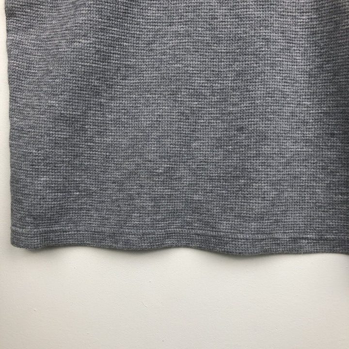 Ralph Lauren POLO RALPH LAUREN SLEEPWEAR Thermal Long T-shirt Waffle Men's M size cotton gray type Vintage Second Hand