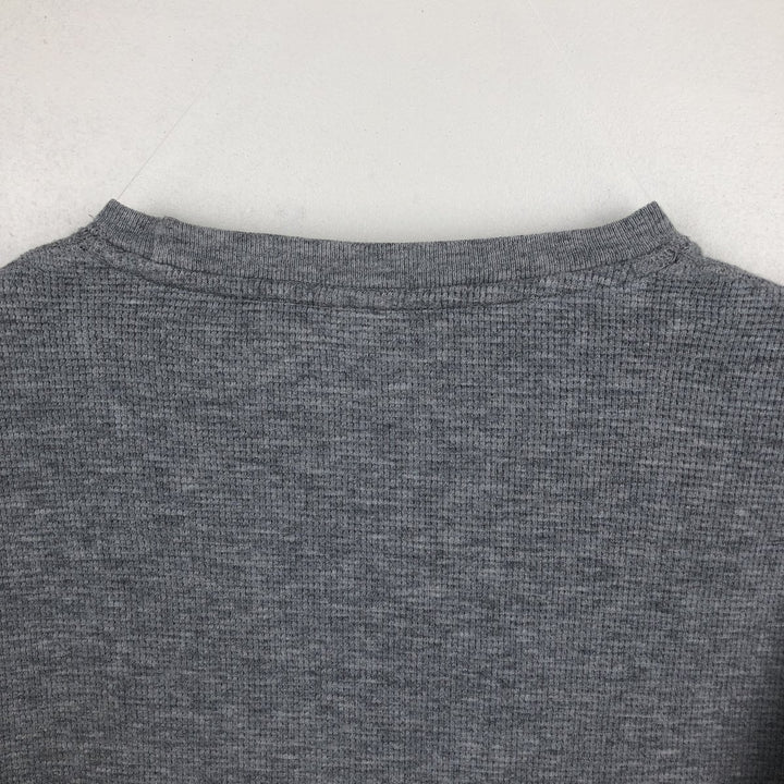 Ralph Lauren POLO RALPH LAUREN SLEEPWEAR Thermal Long T-shirt Waffle Men's M size cotton gray type Vintage Second Hand
