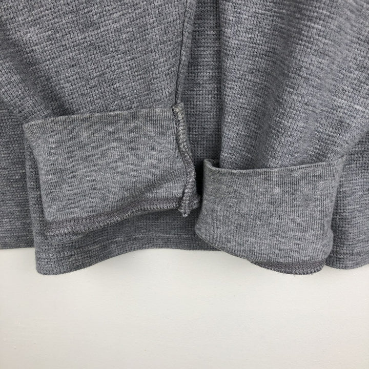 Ralph Lauren POLO RALPH LAUREN SLEEPWEAR Thermal Long T-shirt Waffle Men's M size cotton gray type Vintage Second Hand
