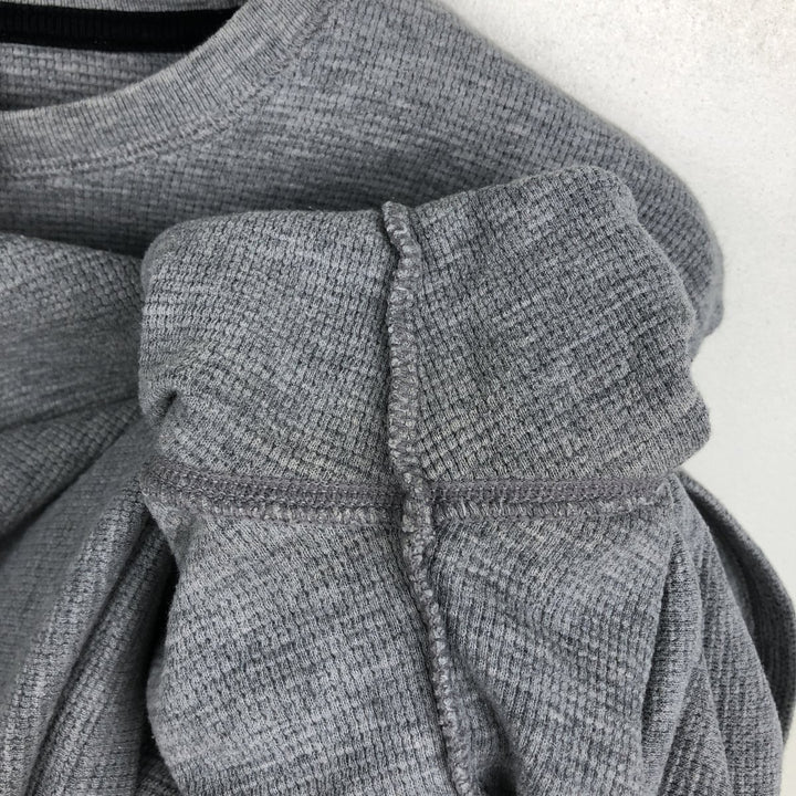 Ralph Lauren POLO RALPH LAUREN SLEEPWEAR Thermal Long T-shirt Waffle Men's M size cotton gray type Vintage Second Hand