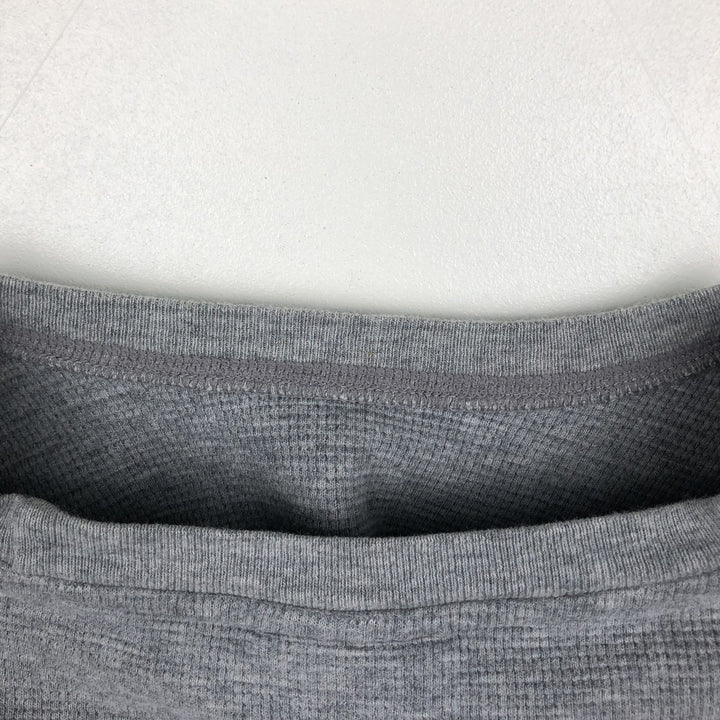 Ralph Lauren POLO RALPH LAUREN SLEEPWEAR Thermal Long T-shirt Waffle Men's M size cotton gray type Vintage Second Hand