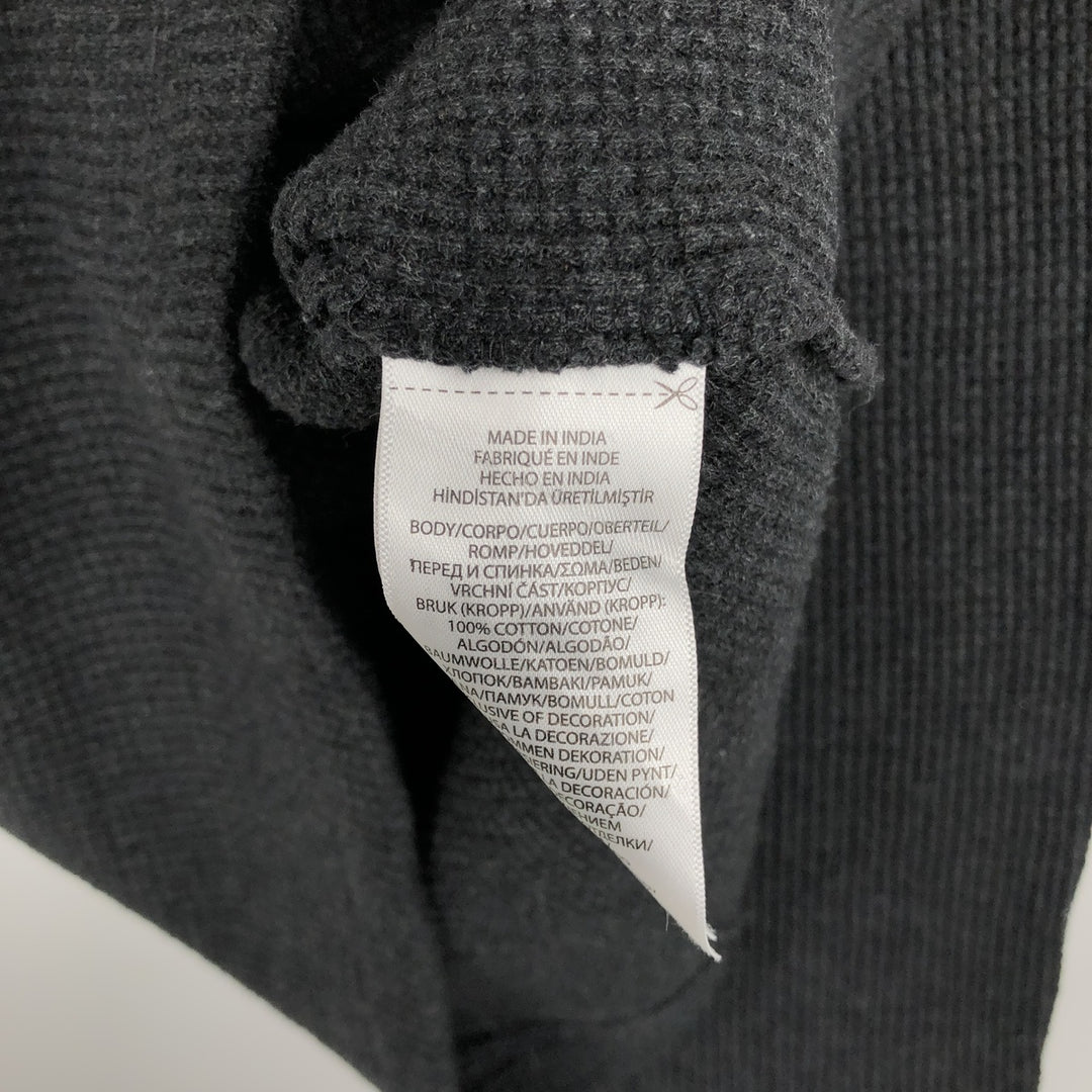 Ralph Lauren POLO RALPH LAUREN Thermal Long T-Shirt Men's Size L cotton black type Vintage Second Hand