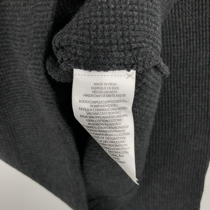 Ralph Lauren POLO RALPH LAUREN Thermal Long T-Shirt Men's Size L cotton black type Vintage Second Hand