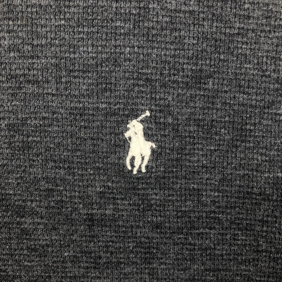 Ralph Lauren POLO RALPH LAUREN Thermal Long T-shirt Waffle Men's XL unclear Charcoal Vintage Second Hand