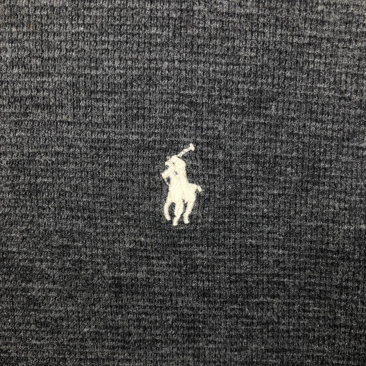 Ralph Lauren POLO RALPH LAUREN Thermal Long T-shirt Waffle Men's XL unclear Charcoal Vintage Second Hand
