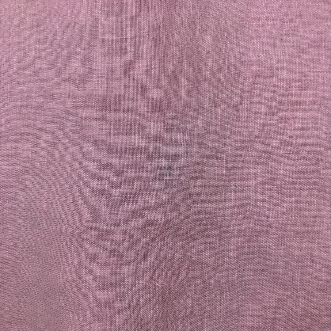 Ralph Lauren short-sleeved linen button-down shirt, men's size M (approx.) linen pink type Vintage Second Hand