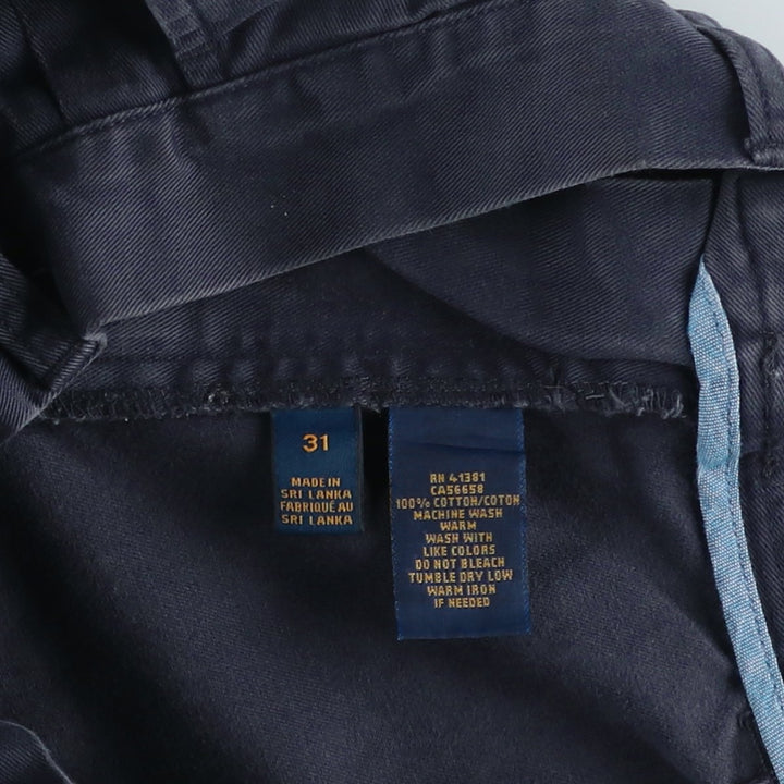 Ralph Lauren POLO RALPH LAUREN Chino Shorts, Men's Size W32 (approx.) cotton navy blue type Vintage Second Hand