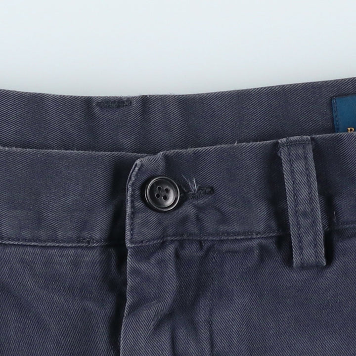 Ralph Lauren POLO RALPH LAUREN Chino Shorts, Men's Size W32 (approx.) cotton navy blue type Vintage Second Hand
