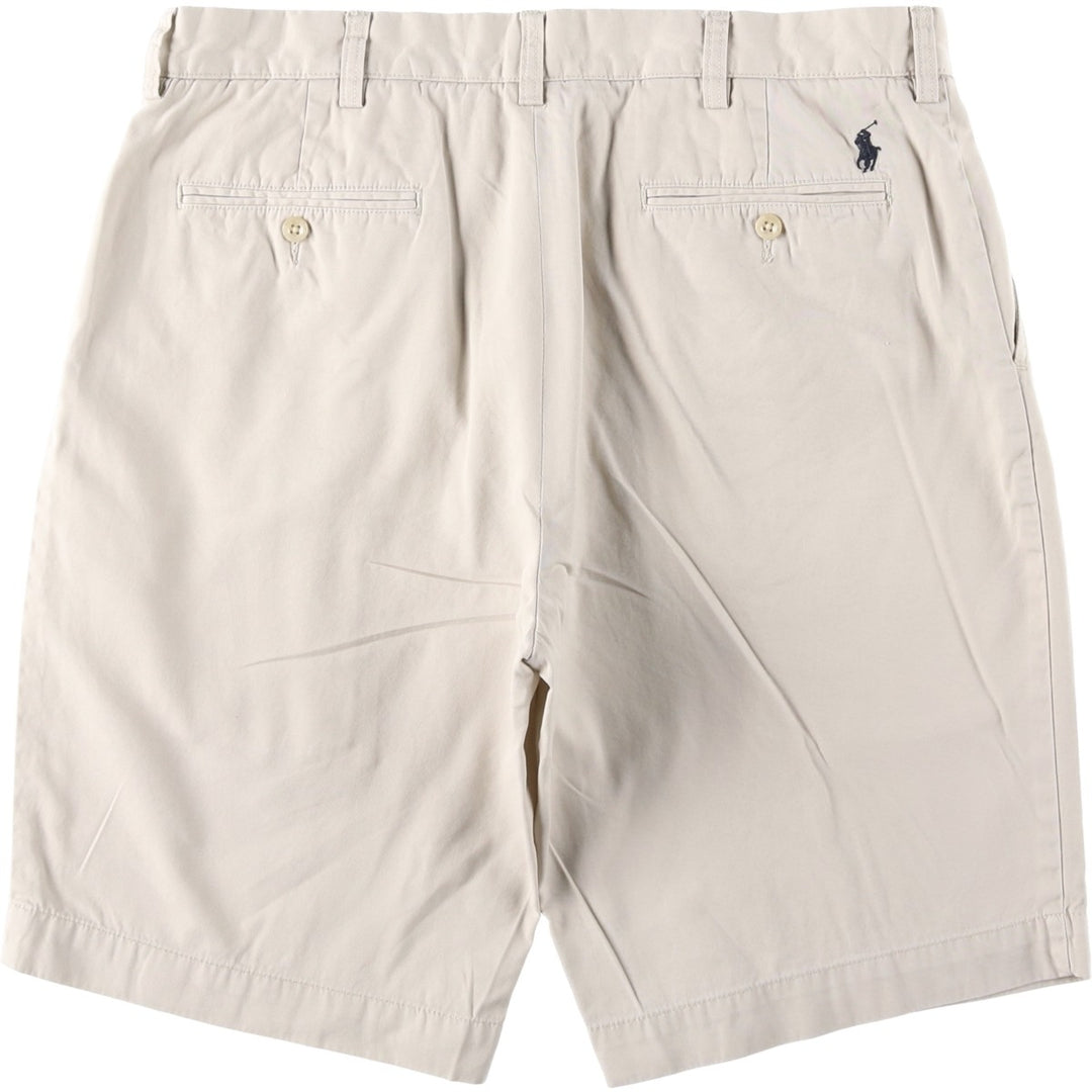 Ralph Lauren POLO by Ralph Lauren Chino Shorts, Men's, Size W35 cotton Beige type Vintage Second Hand