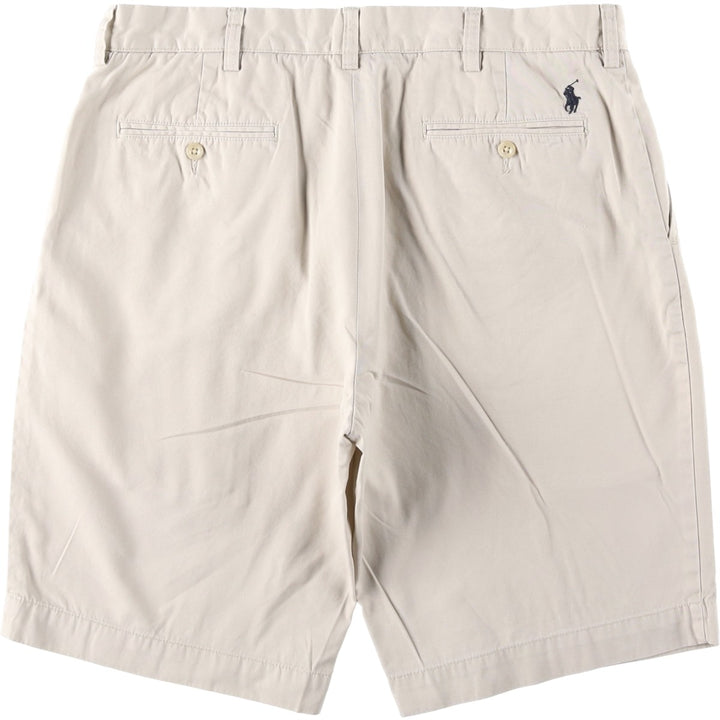 Ralph Lauren POLO by Ralph Lauren Chino Shorts, Men's, Size W35 cotton Beige type Vintage Second Hand