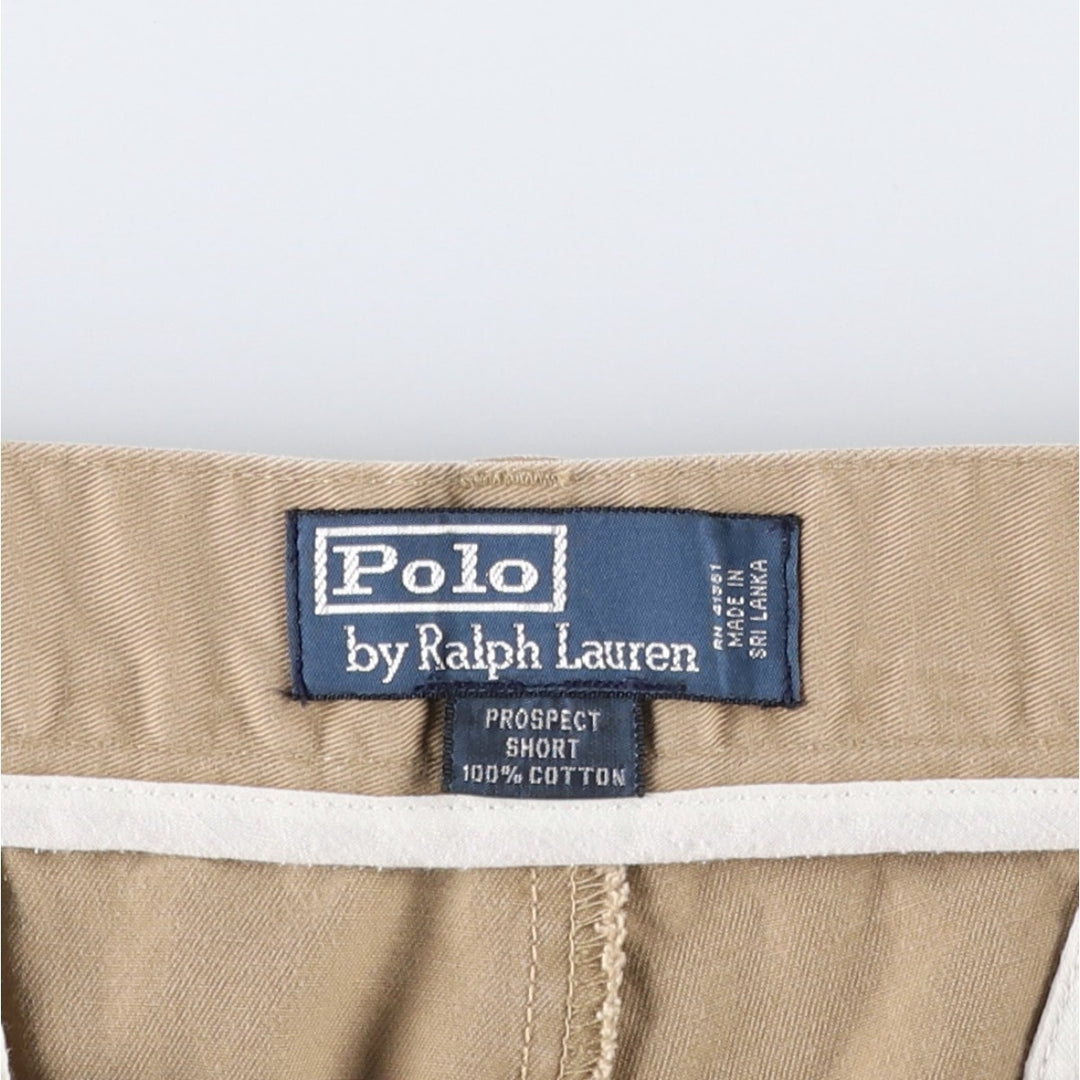 Ralph Lauren POLO by Ralph Lauren PROSPECT SHORT Chino shorts Short pants Men's w36 equivalent cotton Beige type Vintage Second Hand