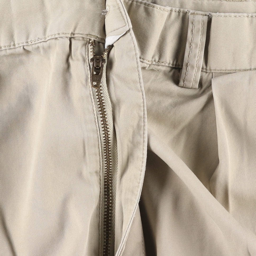 Ralph Lauren POLO by Ralph Lauren TYLER SHORT Two-pleat chino shorts, short pants, men's size W36 cotton Beige type Vintage Second Hand