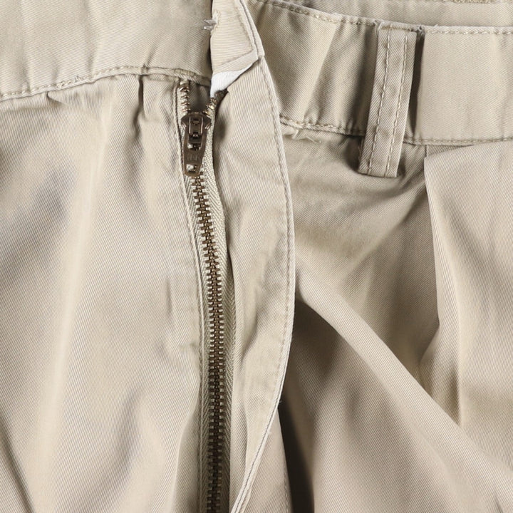 Ralph Lauren POLO by Ralph Lauren TYLER SHORT Two-pleat chino shorts, short pants, men's size W36 cotton Beige type Vintage Second Hand