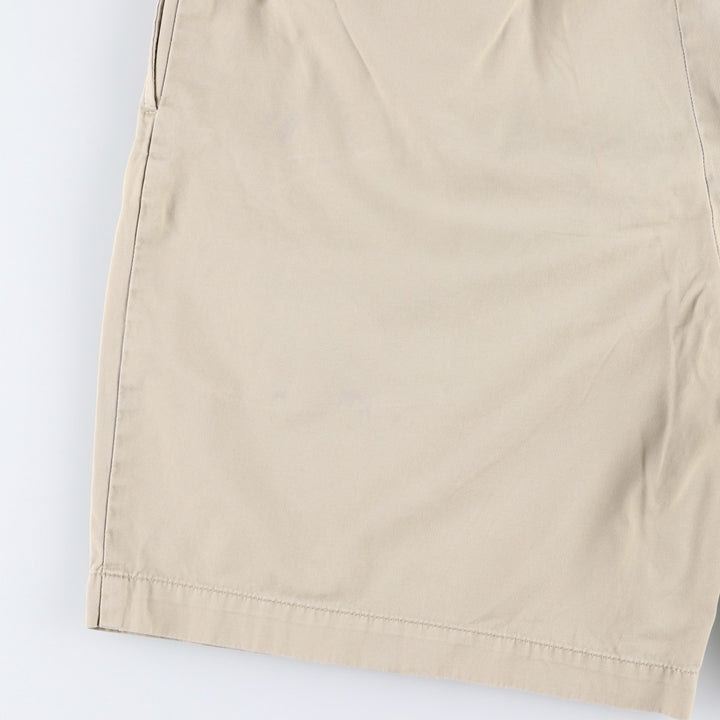 Ralph Lauren POLO by Ralph Lauren TYLER SHORT Two-pleat chino shorts, short pants, men's size W36 cotton Beige type Vintage Second Hand