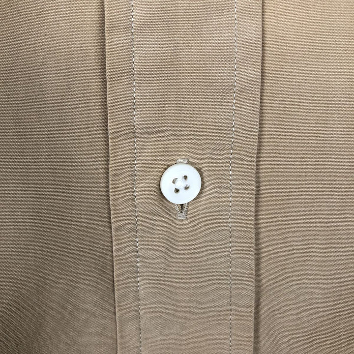 Ralph Lauren Classic Fit short sleeve button down shirt, men's size M cotton brown type Vintage Second Hand
