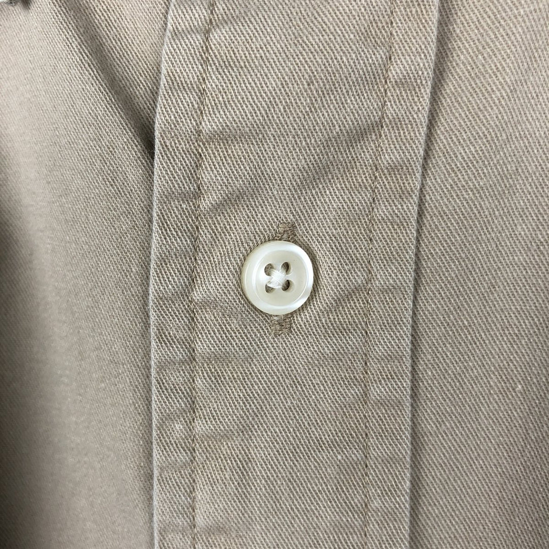 Ralph Lauren BLAIRE short sleeve button down shirt, men's size M cotton Beige type Vintage Second Hand