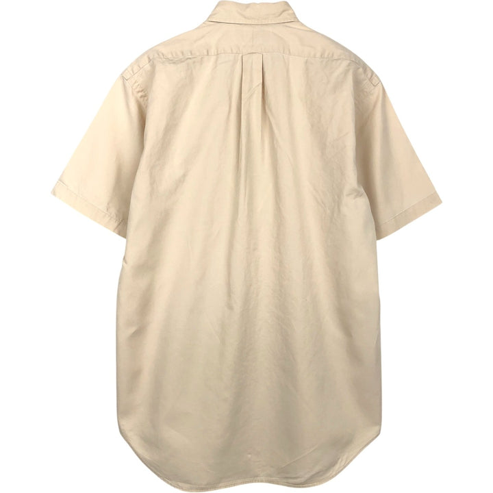 Ralph Lauren BLAKE short sleeve button down shirt, men's size S cotton Beige type Vintage Second Hand