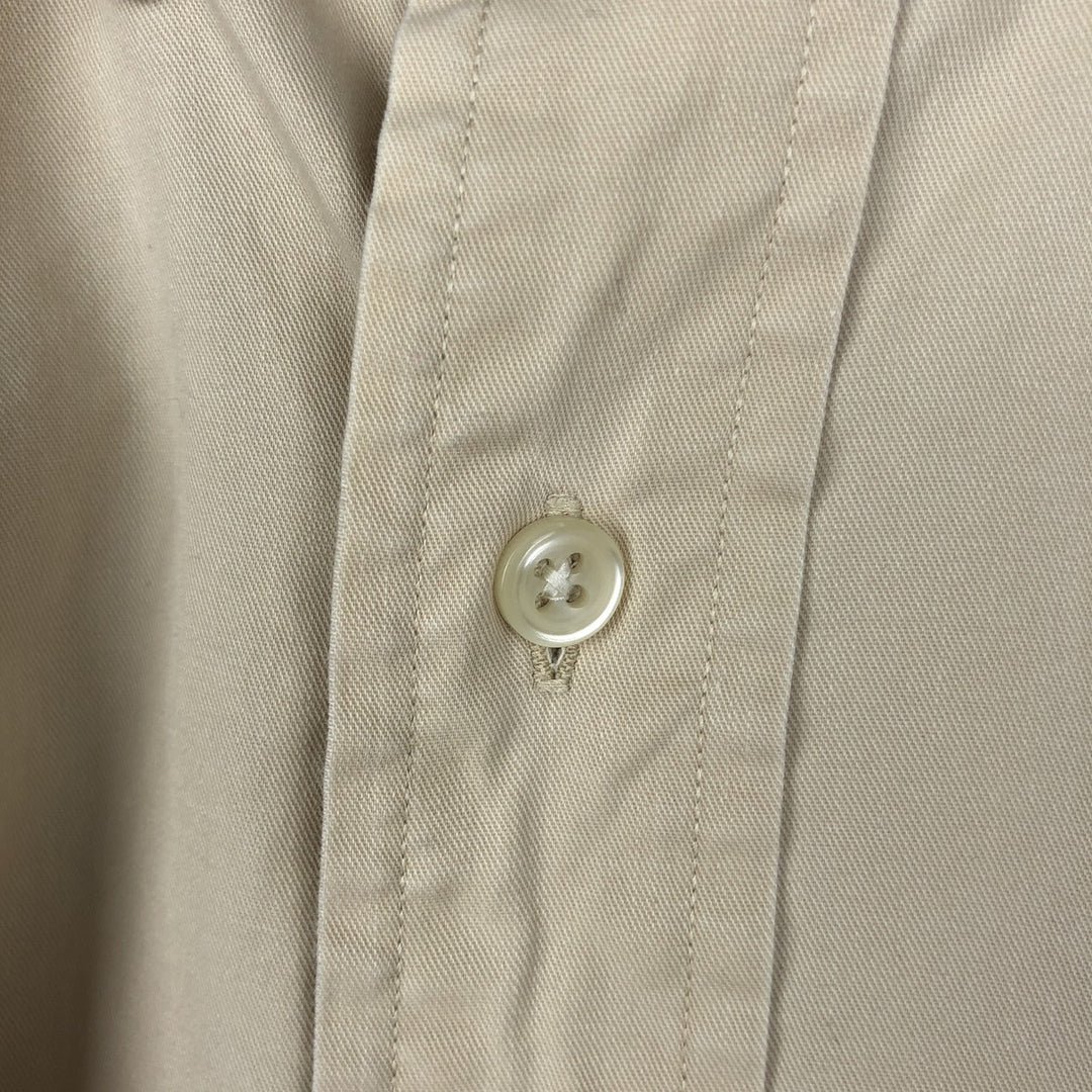 Ralph Lauren BLAKE short sleeve button down shirt, men's size S cotton Beige type Vintage Second Hand