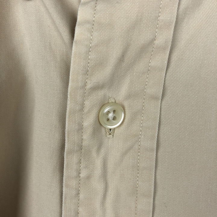 Ralph Lauren BLAKE short sleeve button down shirt, men's size S cotton Beige type Vintage Second Hand