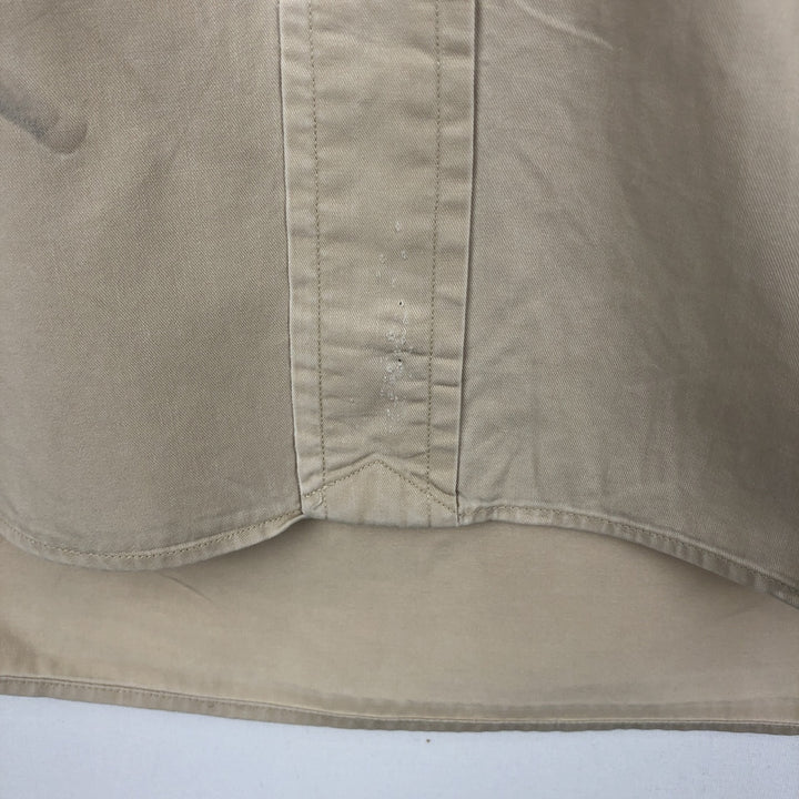 Ralph Lauren BLAKE short sleeve button down shirt, men's size S cotton Beige type Vintage Second Hand