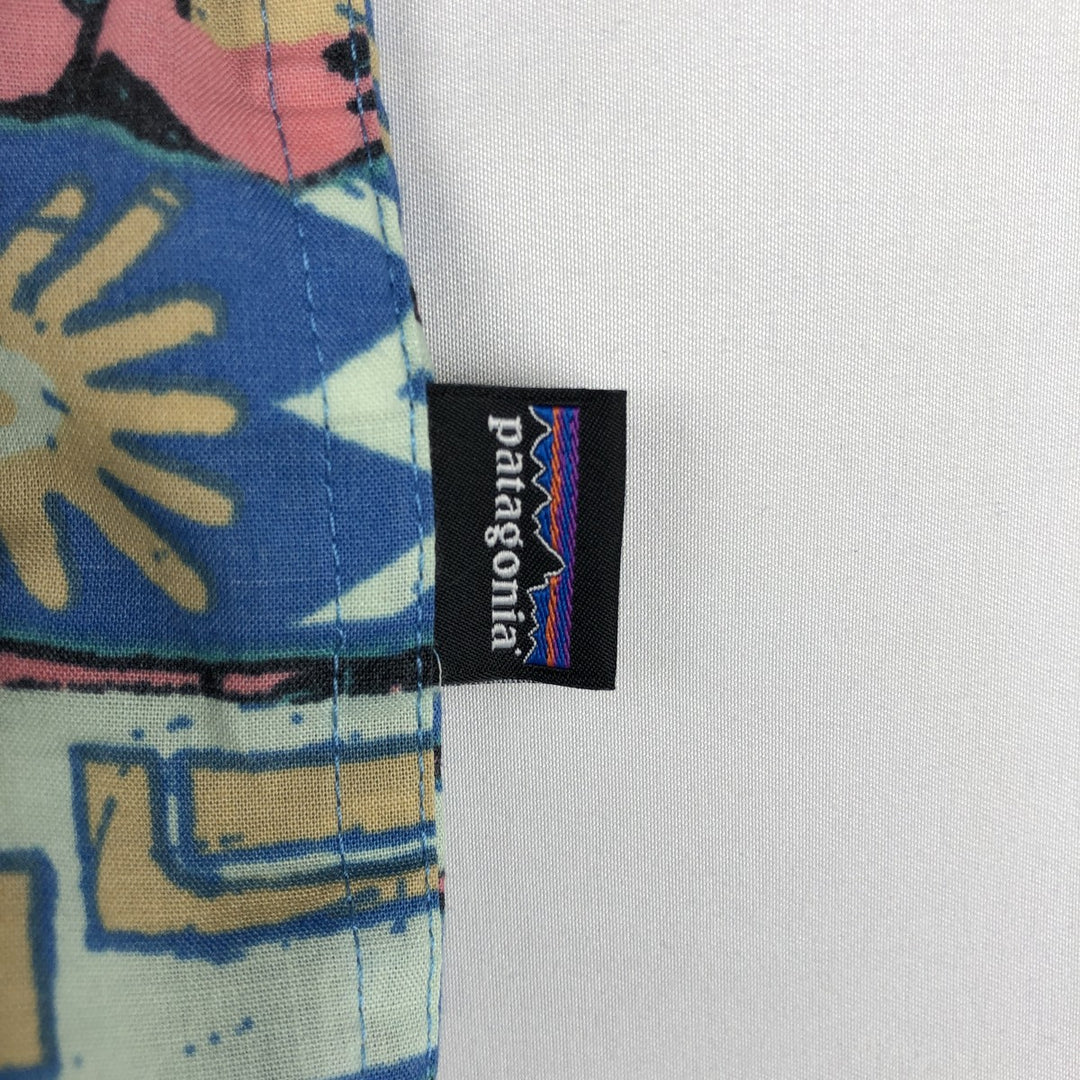 Patagonia STY52691SP24 All-over print short-sleeved cotton shirt, men's size M (approx.) Organic cotton multicolor Vintage Second Hand