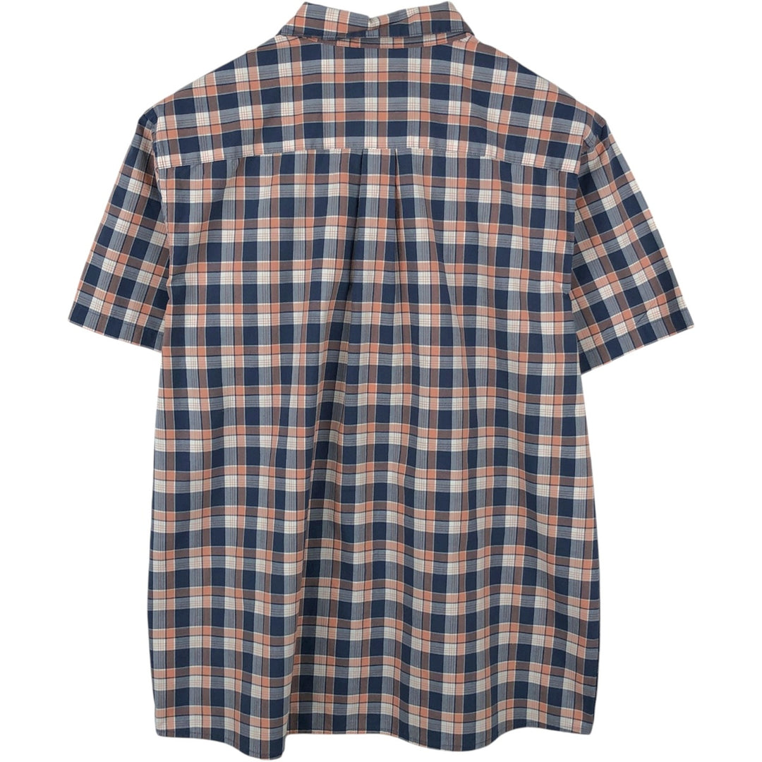 Patagonia STY53964SP19 Short-Sleeve Cotton Check Shirt, Boxy Shirt, Men's Size L (approx.) Organic cotton pink type Vintage Second Hand