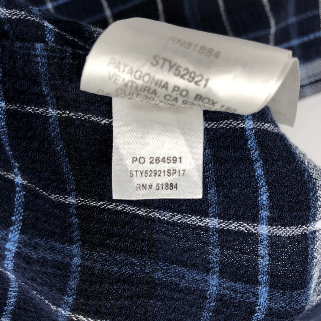 Patagonia Organic Cotton A Organic cotton blue type Vintage Second Hand
