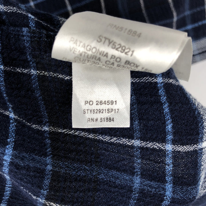 Patagonia Organic Cotton A Organic cotton blue type Vintage Second Hand