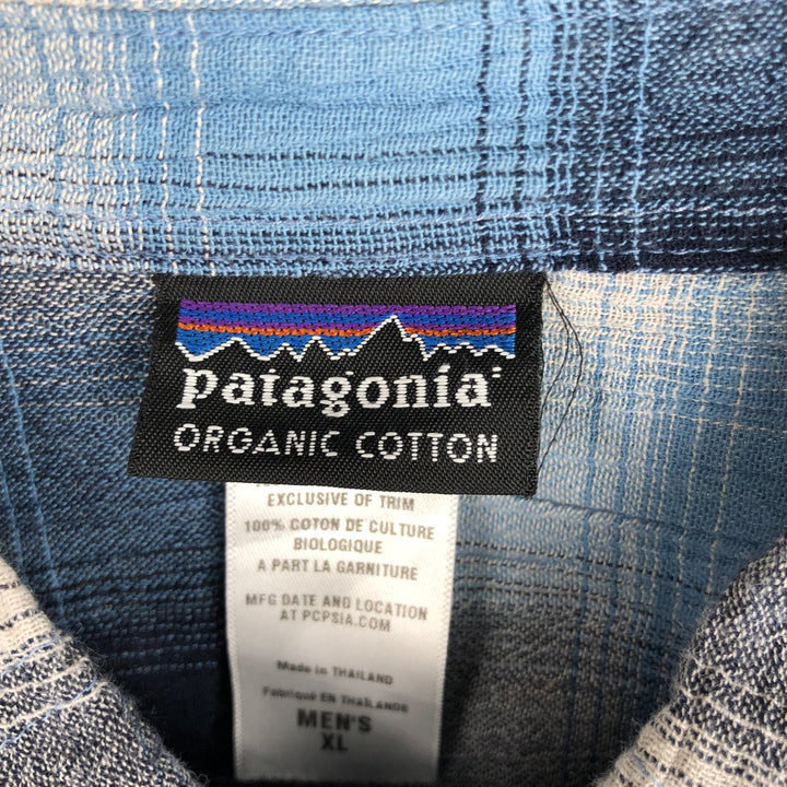 Patagonia Organic Cotton A Organic cotton blue type Vintage Second Hand