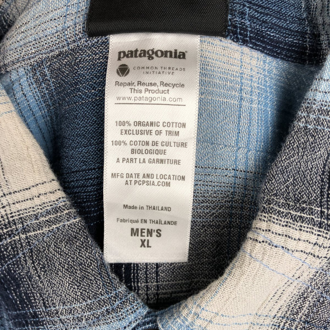 Patagonia Organic Cotton A Organic cotton blue type Vintage Second Hand