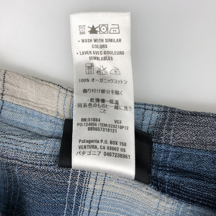 Patagonia Organic Cotton A Organic cotton blue type Vintage Second Hand